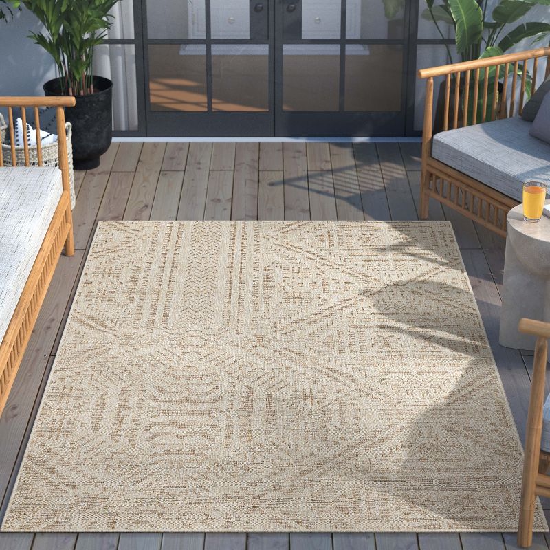 Well Woven Indoor OutdoorKhalo Modern Area Rug, 3 of 9