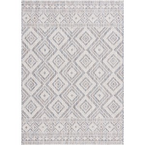 Courtyard CY8998 UV & Stain Resistant Non-Shedding Power Loomed Indoor/Outdoor Rugs - Safavieh - 1 of 4