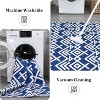 Modern Geometric Area Rug, Machine Washable Large Carpet with Non-Slip Backing for Living Room, Dining Table, Bedroom Home Decor - 4 of 4