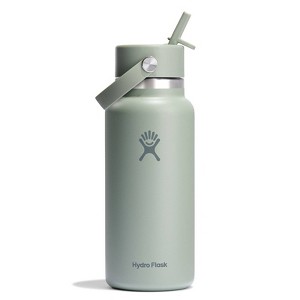 Hydro Flask 32 fl oz Wide Mouth Flex Straw Bottle - Agave : Target