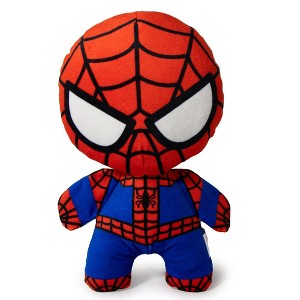 Buckle-Down Dog Toy Squeaker Plush - Marvel Comics Kawaii Spider-Man Standing Pose - 1 of 4
