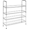 Lidia Adjustable Shoe Rack - Chrome - Safavieh - 3 of 4