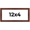 PosterPalooza | Panoramic Classic Modern Brown Frame - UV Acrylic, Foam Board Backing, Hanging Hardware - 2 of 4