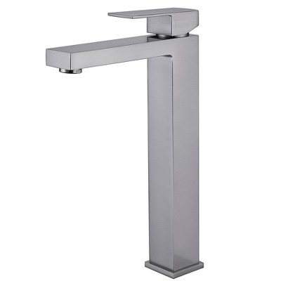 BWE Single Hole Single Handle Bathroom Vessel Sink Faucet With Supply Hose