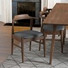 Vynxaria Grey Dining Chairs - Set of 2 for Versatile Style - 4 of 4