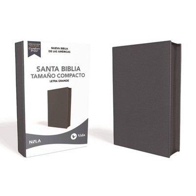 Nbla Santa Biblia Ultrafina, Tamaño Compacto, Piel Fabricada, Azul, Con Cierre, Edición Letra Roja - Large Print (Leather Bound)