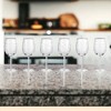 Fifth Avenue Crystal Medallion Wineglasses Set of 6, 15.5 oz, Long Stem Durable Glass Cups, Textured Etched Patterns - 3 of 4