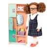 Our Generation Classroom Cool School Locker Accessory Set for 18" Dolls - 2 of 4