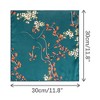 Elerevyo Men's Floral Print Soft Wedding Party Pocket Squares 1 Pcs 11.8"×11.8" - 2 of 4