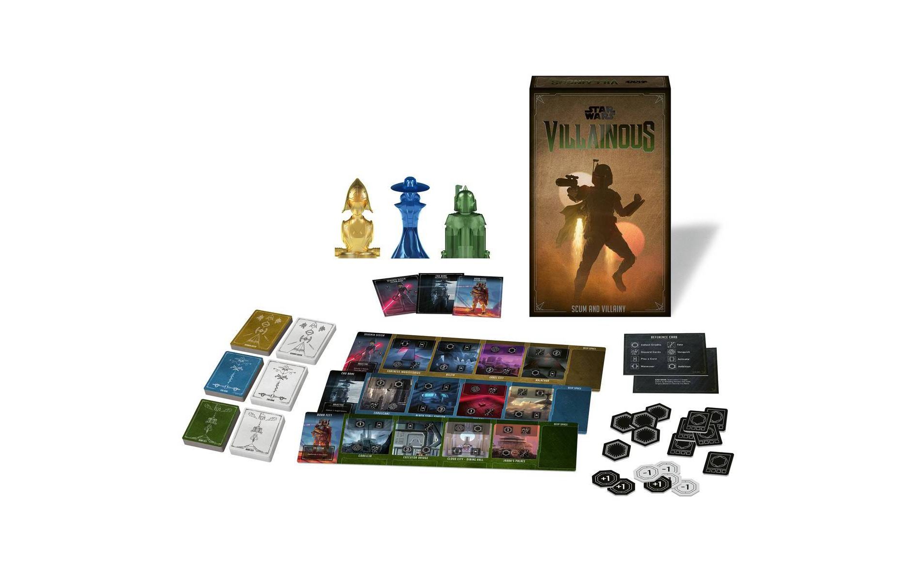 Ravensburger Star Wars Villainous: Scum and Villainy Board Game, Creative Strategy & Problem Solving, 40-80 Min Play
