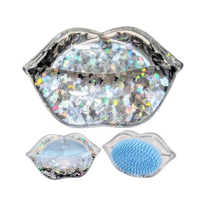 LOVELAY CREATIONS Lip-Shaped Brush With Glitters