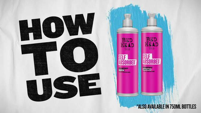 TIGI Bed Head Self Absorbed Shampoo and Conditioner - 2pk - 25.36 fl oz/2ct, 2 of 8, play video