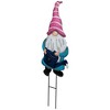 Northlight Gardening Gnome Spring Yard Sign Garden Stake - 21.25" - Blue - image 3 of 4