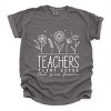 Simply Sage Market Teachers Plant Seeds That Grow Forever Garment Dyed Tee - XL - Pepper - 3 of 4
