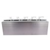 Slickblue Countertop Sauce Dispenser, Easy Pump with Rotating Nozzle, 2L to 10L Options, Stainless Steel, Silver - 2 of 4