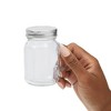 Juvale 24 Pack Small Mason Jar Shot Glasses Cup Mugs 4-Ounce with Metal Lid for Spices, Honey, Jam, Baby Food & Party Favors, Clear - 4 of 4