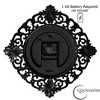 Clockswise Classic Round Decorative Hanging Wall Clock with Scroll Frame for Home Entryway Living Room Bedroom - 4 of 4