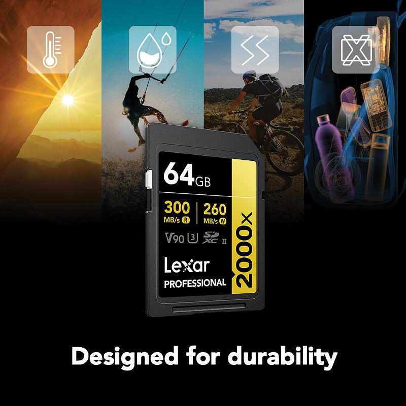 Lexar® Professional 2000x SDHC™/SDXC™ UHS-II Card, 3 of 10