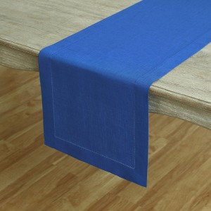 Solino Home Linen Classic Hemstitch Table Runner - 1 of 4