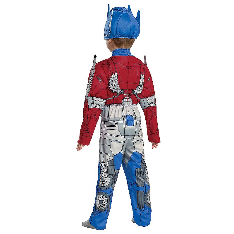 Toddler Boys' Transformers Optimus Prime Muscle Jumpsuit, 2 of 3