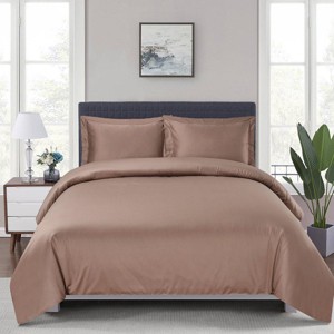 Egyptian Linens Bamboo Viscose Duvet Cover Set - 1 of 4