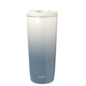 Zak Designs 20 fl oz Stainless Steel Vacuum Serenity Tumbler with Slide Lid - 1 of 4