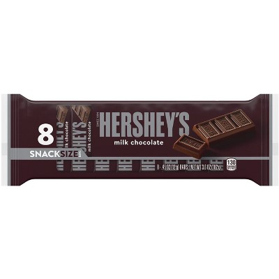 Hershey's Milk Chocolate Candy Bars - 3.6oz/8ct : Target