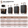 KWPZQEB Luggage Set Expandable Suitcase with TSA Lock & Spinner Wheels, ABS Hardside Suitcases with Duffel Bags & Wash Bag, 20/24/28IN, Multicolor - 2 of 4