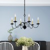 Livex Lighting Heritage 6 - Light Chandelier in  Black - 4 of 4