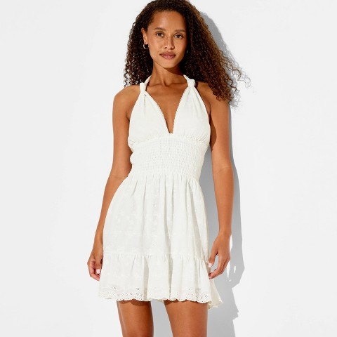 Женские платья Wild Fable Women's Tiered Ruffle Mini Dress - Wild Fable™ White M