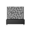 PexFix Outdoor Metal Trellis with Planter Box in Street Pattern - 3 of 4