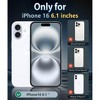 BONGEEK for iPhone 16 Case:Clear Magnetic Military Grade Drop Protection- Rugged Shockproof Protective Transparent Cell Phone Cover(Clear) - 2 of 4