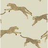 NuWallpaper Taupe Marlowe Peel and Stick Wallpaper: Removable Leopard Spot Cheetah Design, Self-Adhesive, 30.75 Sq Ft Coverage - 4 of 4