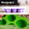 WeeSprout Silicone Freezer Tray w/ Clip on Lid Perfect Food Storage Container for Homemade Baby Food - 4 of 4