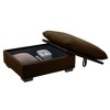 CENGHU Corduroy Fabric Ottoman Footrest to Combine with 2/3/4 Seater Sofa, Bedroom End Bench, Ottoman Entryway Footstool, Ottoman Bench with Storage - 4 of 4