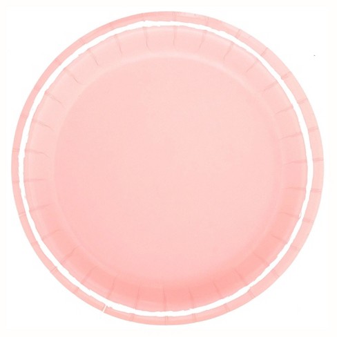 Cheap pink on sale paper plates