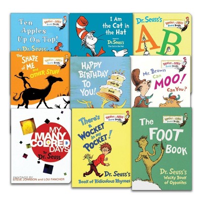 Kaplan Early Learning Dr. Seuss Board Books - Set Of 9 : Target