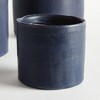 Plum & Post Navy Terracotta Planters Studio Cachepots, Set of 3 - 2 of 4