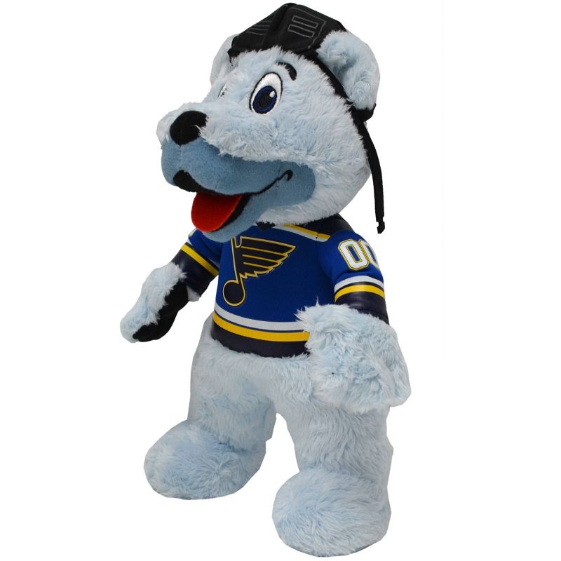 NHL St. Louis Blues Bleacher Creatures Louie The Bear Mascot Plush Figure - 10&#34;, 3 of 4