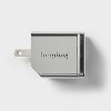 Dual Port USB-C 40W Wall Charger - heyday™ Chrome - image 2 of 3