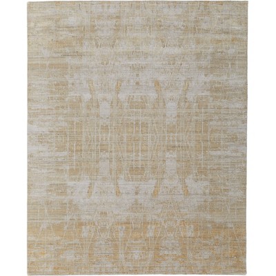 Eastfield Modern Abstract Yellow/Ivory/Gold Area Rug