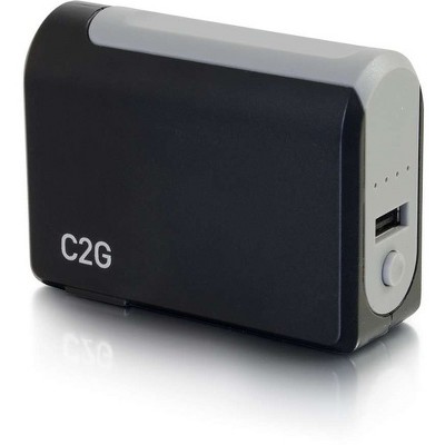 C2G 1-Port USB Wall Charger - AC to USB Adapter with Power Bank, 5V 1A Output - For Mobile Device, USB Device, Smartphone, Tablet PC - 3000 mAh - 1 A