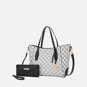 MKF Collection Gianna Women’s Tote with matching Wallet by Mia K – 2 Pieces - 1 of 4