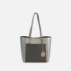 MKF Collection Leah Vegan Leather color-block Women’s Tote Bag by Mia K - 2 of 4