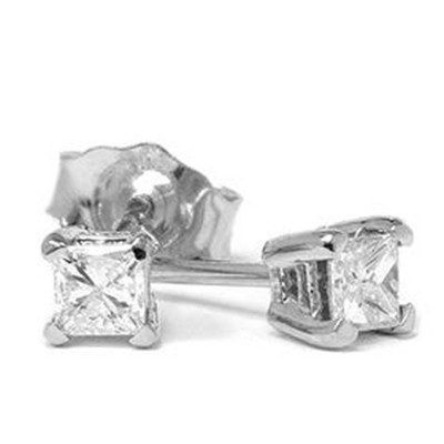 Pompeii3 1/5ct Diamond Studs 14K White Gold