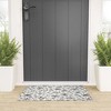 Ninola Design Winter Stars Snowflakes Gray Welcome Mat -Society6 - 2 of 3