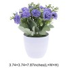Unique Bargains Artificial Plants Chrysanthemum Plastic 3.74"x3.74"x7.87" 1Pcs - 3 of 4