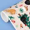 Big Dot of Happiness Cat Christmas Wrapping Paper, Pets Holiday Gift Wrap Roll, Funny Kitty Cat Christmas Gift Paper, 24 in x 7 feet, 1 Roll - 4 of 4