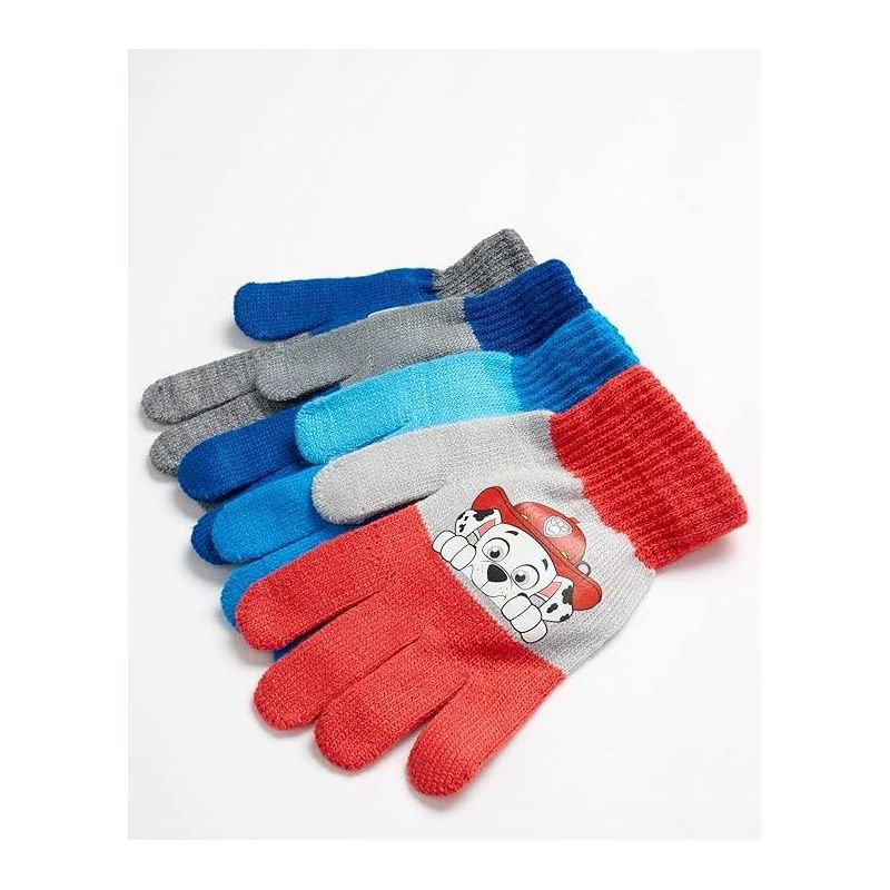 Paw Patrol 4 pair Mitten or Gloves Set, Toddlers/Little Boys Age 2-7, 2 of 6