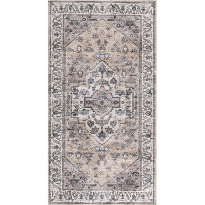Nourison Washable Brilliance Medallion Indoor Rug
